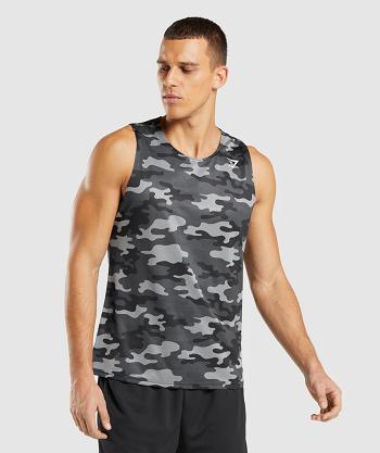 Camiseta Tirantes Gymshark Arrival Hombre Gris | CO 3213GSO